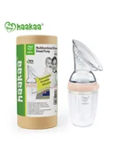 Laktatory - Haakaa Odciągacz silikonowy wielofunkcyjny  Gen.3 250ml Peach - miniaturka - grafika 1
