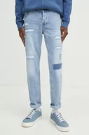 Spodnie męskie - Medicine jeansy męskie kolor niebieski - miniaturka - grafika 1