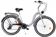Rowery - Dallas Bike Składak Alu 7Spd 26 cali Biały z Czarnym - miniaturka - grafika 1