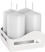Świece - Bispol Świeca wotywna 9H 8CM SW40/80 BIAŁA 4szt BISPOL8001 - miniaturka - grafika 1