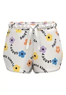 Spodenki damskie - NAME IT Dziewczęce szorty dresowe, White Alyssum/Aop: Bloom, 92 cm - miniaturka - grafika 1