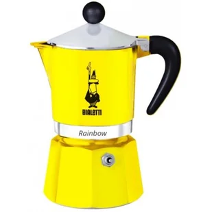 Bialetti Rainbow  Stove Top Espresso Coffee Maker  Yellow  Various sizes, żółty, 30 x 20 x 15 cm 4982 - Zaparzacze i kawiarki - miniaturka - grafika 1