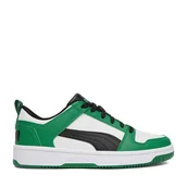 Buty dla chłopców - Sneakersy Puma C-REBOUND LAYUP LO SL JR 37049024 Zielony - miniaturka - grafika 1