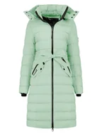 Kurtki damskie - Geographical Norway Płaszcz zimowy "Cabima" w kolorze miętowym - miniaturka - grafika 1