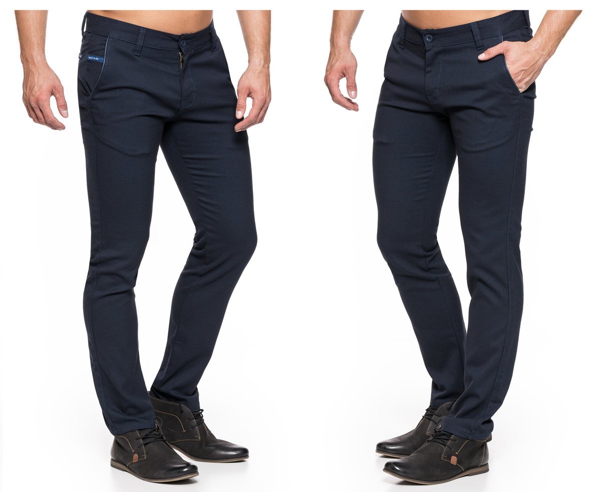 SPODNIE MĘSKIE CHINOSY VANKEL JEANS 028 - 84cmL32
