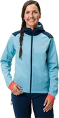 Kurtki i kamizelki sportowe damskie - Vaude Kurtka wodoodporna sportowa damska Vaude Qimsa - niebieska 42 - miniaturka - grafika 1
