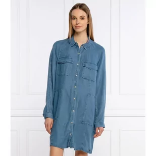 Superdry Sukienka TENCEL - Sukienki - miniaturka - grafika 1