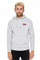 Bluzy męskie - LEE HOODY SHARP GREY MELE L82KUB03 S - miniaturka - grafika 1