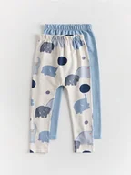 Spodenki dla niemowląt - Reserved - Bawełniane legginsy 2 pack - jasnoniebieski - miniaturka - grafika 1