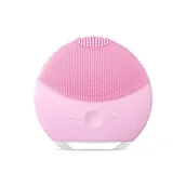 Szczoteczki do twarzy - Elektryczna szczoteczka do oczyszczania wygładzania nawilżania skóry różowa - miniaturka - grafika 1