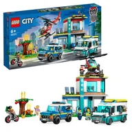 Klocki - LEGO City Parking dla pojazdów uprzywilejowanych 60371 - miniaturka - grafika 1