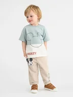 Spodenki dla niemowląt - COOL CLUB Spodnie dresowe w kolorze beżowym - miniaturka - grafika 1