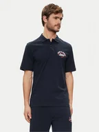 Koszulki męskie - Jack&Jones Polo Logo 12246692 Granatowy Standard Fit - miniaturka - grafika 1