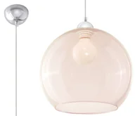 Lampy sufitowe - Sollux Lighting Lampa wisząca BALL szampański - miniaturka - grafika 1