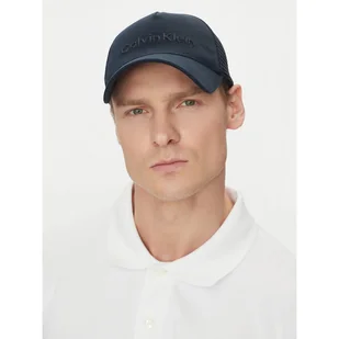 Czapka z daszkiem Calvin Klein K50K513015 Granatowy - Czapki męskie - miniaturka - grafika 1