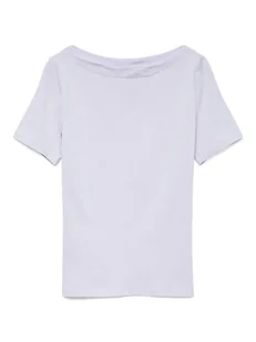 Vero Moda Koszulka w kolorze fioletowym - Koszulki i topy damskie - miniaturka - grafika 1