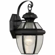 Lampy ogrodowe - Quoizel Newberry QZS-NY8407K kinkiet 1x60W/E27 IP23 QZS-NY8407K - miniaturka - grafika 1