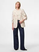 Marynarki i żakiety damskie - Pieces Blezer "Bosella" w kolorze kremowym - miniaturka - grafika 1