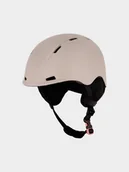 Kaski narciarskie - 4F Kask narciarski dziecięcy - beżowy M (55-58cm) - miniaturka - grafika 1