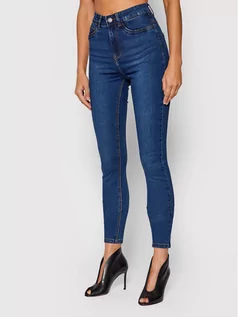 Spodnie damskie - Noisy May Jeansy Callie 27007979 Niebieski Skinny Fit - grafika 1