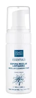 Pianki do mycia twarzy - Pianka do mycia twarzy Martiderm Essentials Micellar Cleansing Foam 100 ml (8437015942377) - miniaturka - grafika 1