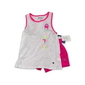 Spodenki damskie - Spodenki koszulka komplet dziewczęcy CHAMPION 6L - Champion - miniaturka - grafika 1