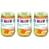 Dania dla dzieci - Hipp Risotto z marchewką i indykiem po 7. miesiącu zestaw 3 x 220 g Bio - miniaturka - grafika 1