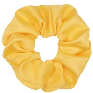 Ozdoby do włosów - Gumka do Włosów Żółta Satynowa Bez Łączeń Wygodna i Bezpieczna dla Włosów - miniaturka - grafika 1