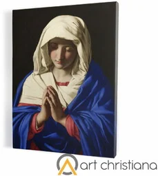 Matka Boża modląca się - obraz religijny na płótnie - Ikony i obrazy sakralne Matka Boża modląca się - obraz religijny na płótnie - Ikony i obrazy sakralne - miniaturka - grafika 1