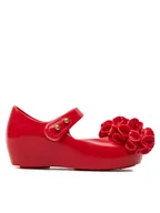 Buty dla dziewczynek - Melissa Baleriny Mini Melissa Ultragirl Springtime Bb 35708 Czerwony - miniaturka - grafika 1