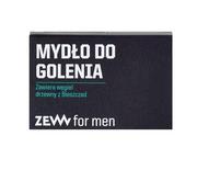 Kosmetyki do golenia - Zew for Men Mydło do golenia z węglem drzewnym z Bieszczad 85ml - miniaturka - grafika 1