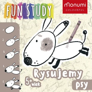 MONUMI, Książeczki Rysujemy psy - Kolorowanki, wyklejanki - miniaturka - grafika 1