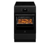 Kuchenki gazowo-elektryczne - Electrolux 600 SteamBake LKI564266K Piekarnik parowy Termoobieg AirFry - miniaturka - grafika 1