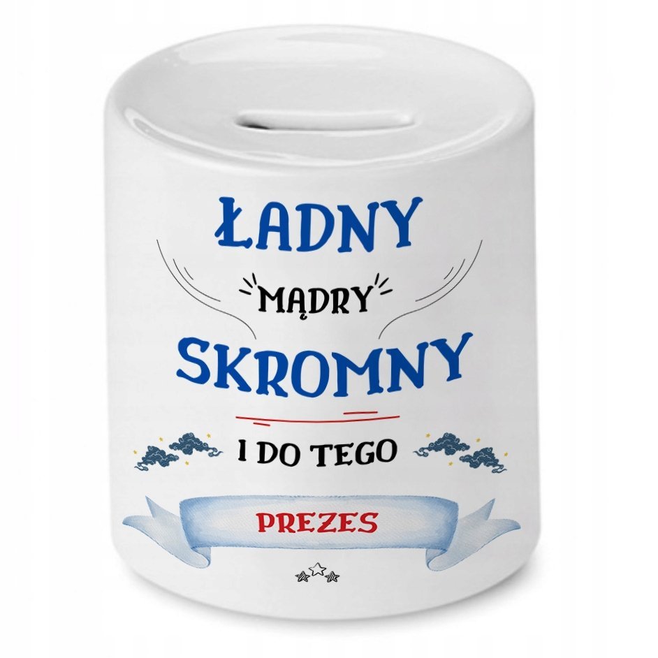 Dla Skarbnika Kubek Magiczny na Urodziny Prezent z Nadrukiem ze Zdjęciem + Opakowanie na prezent (wzór 01)
