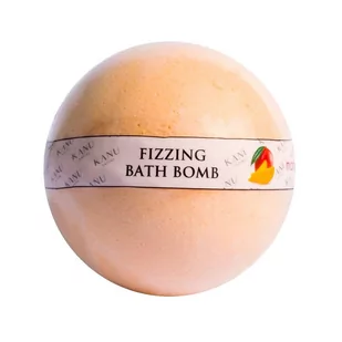 Kanu Nature Fizzing Bath Bomb kula musująca do kąpieli Mango 160g - Kosmetyki do kąpieli - miniaturka - grafika 1