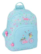 Plecaki - Safta - Mini plecak do codziennego użytku, idealny dla dzieci w różnym wieku, wygodny i wszechstronny, jakość i wytrzymałość, tkanina nadająca się do recyklingu, 25 x 13 x 30 cm, kolor niebieski, - miniaturka - grafika 1