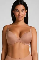 Biustonosze - Hunkemöller Biustonosz usztywniany z fiszbinami Smooth Brązowy - miniaturka - grafika 1