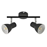 Lampy sufitowe - Riado lampa sufitowa (spot) 2-punktowa czarna SPL-3422-2-BL - miniaturka - grafika 1