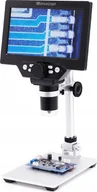Mikroskopy i lupy - Mikroskop Techrebal Mikroskop cyfrowy 1200X LCD HD 1080P 12MP 8 X LED - miniaturka - grafika 1