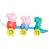 Figurki dla dzieci - Świnka Peppa rodzinka do ciągnięcia TOMY - miniaturka - grafika 1