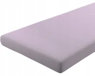 Prześcieradła dla dzieci - Prześcieradło Bawełniane Do Łóżeczka 120X60 - Fioletowe - miniaturka - grafika 1