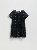 Sukienki i spódniczki dla dziewczynek - Reserved - Tiulowa sukienka - czarny - miniaturka - grafika 1