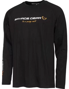 Koszulka Savage Gear Signature Logo Long Sleeve T-Shirt - Inne akcesoria dla wędkarzy - miniaturka - grafika 1