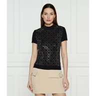 Bluzki damskie - GUESS Półgolf Slim Fit - miniaturka - grafika 1