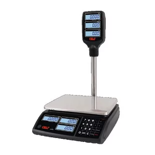 DIBAL PI-100TRS 15kg, 2/5g - waga sklepowa wyświetlacz na słupku - Wagi sklepowe - miniaturka - grafika 1