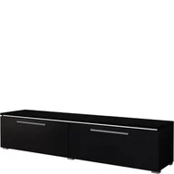 Szafki RTV - Szafka RTV 22W21041 TYP-41 Amber Helvetia Wieruszów Dąb Alpin, Czarny - miniaturka - grafika 1