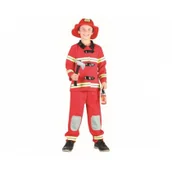 Stroje karnawałowe - GoDan Strój dla dzieci "Strażak" rozm 110/120 cm SL-ST11 - miniaturka - grafika 1