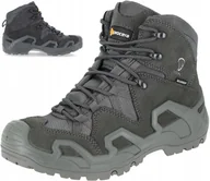 Obuwie robocze - Wysokie trzewiki męskie buty TAKTYCZNE SPORTOWE WODOODPORNE zamszowe LEKKIE - miniaturka - grafika 1