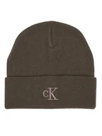 Czapki męskie - Calvin Klein Czapka Thick K50K512461 Beżowy - miniaturka - grafika 1