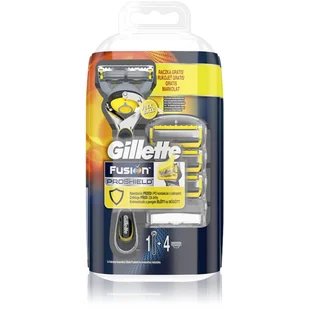 Gillette Maszynka do golenia z 4 wymiennymi wkładami - Fusion Proshield Maszynka do golenia z 4 wymiennymi wkładami - Fusion Proshield - Maszynki do golenia i wkłady - miniaturka - grafika 1